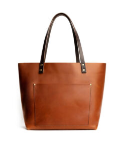 Leather Tote Bag honey color in USA