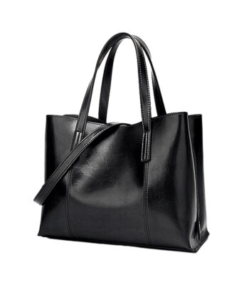 Women Leather Casual Handbag Large Capacity Tote Bag in USA