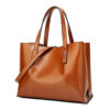 Women Leather Casual Handbag Large Capacity Tote Bag in USA