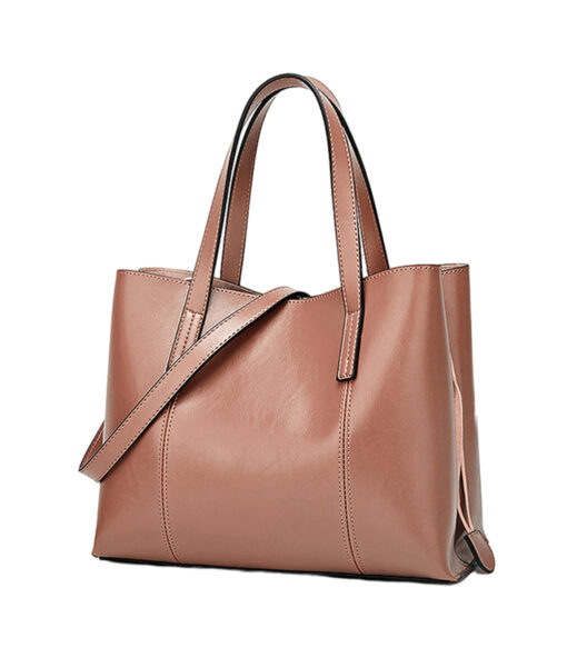 Women Leather Casual Handbag Large Capacity Tote Bag in USA