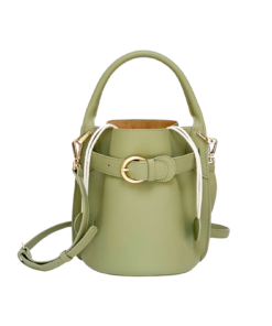 Cowhide Split Leather Bucket Bag Price In USA