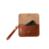 Customizable Full-Grain Leather Wristlet Clutch Price In USA