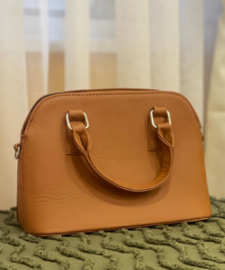 Genuine Leather Cognac Shoulder Bag for Women in USA