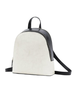 Genuine Leather Top Handle Backpack with Double Zipper Price In USA