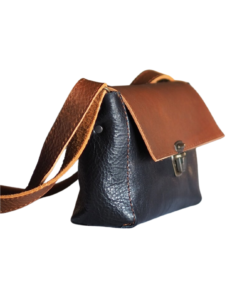 Handcrafted Black Leather Small Crossbody Bag for Women Price In USA