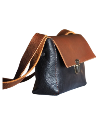 Handcrafted Black Leather Small Crossbody Bag for Women Price In USA