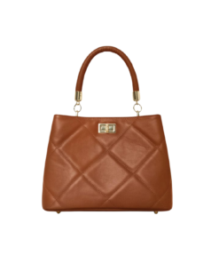 Italian Leather Handbag with Gold Hardware Price In USA