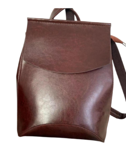 Women's Eco-Leather Backpack in Laconic Style Price In USA