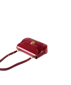 Cherry Red Cow Leather Crossbody Bag Price In USA