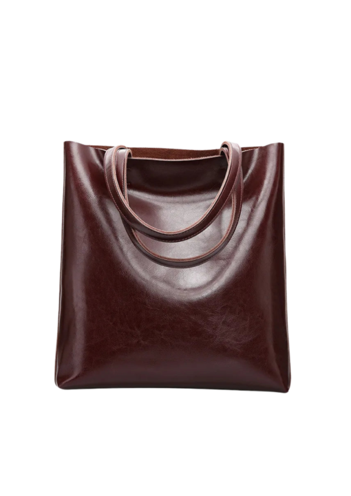 Large Vintage Genuine Cow Leather Tote Bag Price In USA