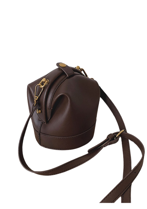 Minimalist Coffee Brown Bucket Bag for Women Price In USA