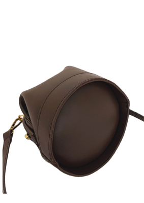 Minimalist Coffee Brown Bucket Bag for Women Price In USA