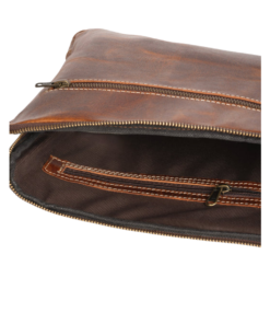 Tan Full Grain Buffalo Leather Laptop Sleeve Bag Price In USA