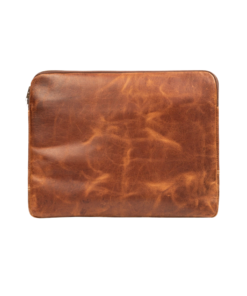 Tan Full Grain Buffalo Leather Laptop Sleeve Bag Price In USA