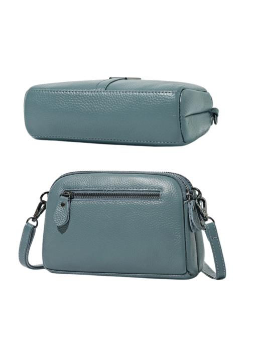 Women's Leather Double Zipper Bag Price In USA