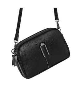 Women's Leather Double Zipper Bag Price In USA